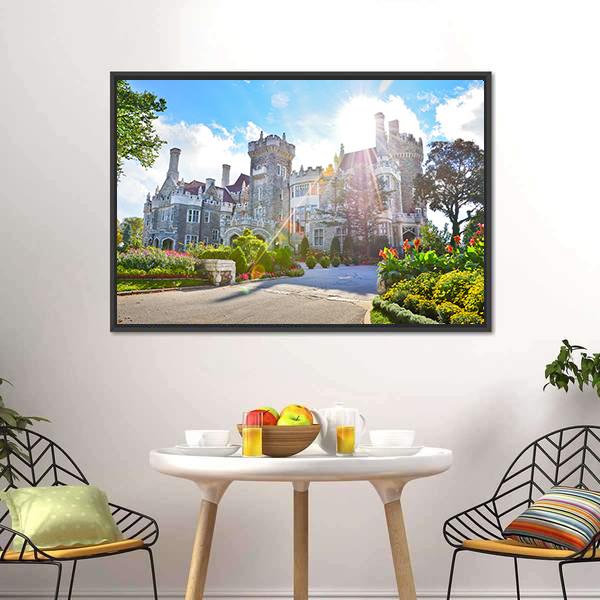 Casa Loma Toronto Canvas Wall Art-3 Horizontal-Gallery Wrap-25" x 16"-Tiaracle