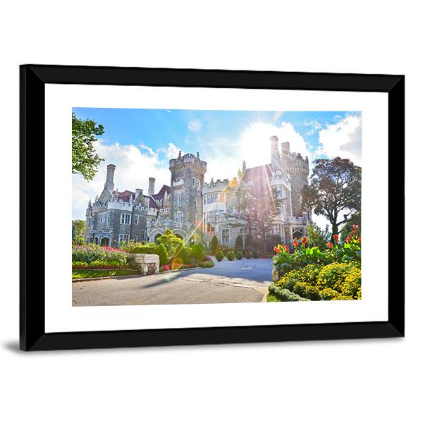 Casa Loma Toronto Canvas Wall Art-3 Horizontal-Gallery Wrap-25" x 16"-Tiaracle