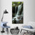 Creek Waterfall Vertical Canvas Wall Art-3 Vertical-Gallery Wrap-12" x 25"-Tiaracle