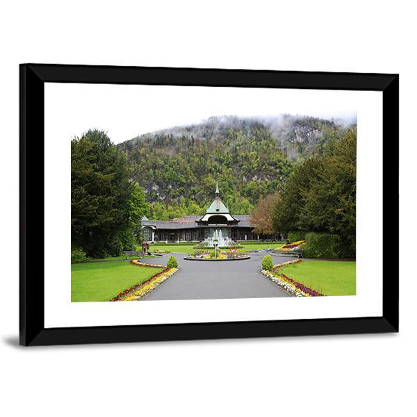 Casino Kursaal In Interlaken Canvas Wall Art-3 Horizontal-Gallery Wrap-25" x 16"-Tiaracle