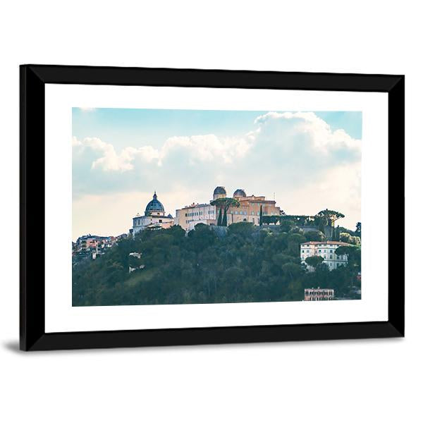 Castel Gandolfo Italy Canvas Wall Art-3 Horizontal-Gallery Wrap-25" x 16"-Tiaracle