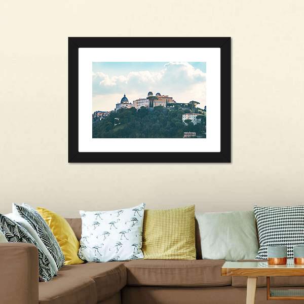 Castel Gandolfo Italy Canvas Wall Art-3 Horizontal-Gallery Wrap-25" x 16"-Tiaracle