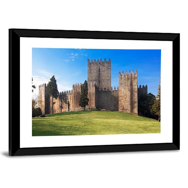 Castelo de Guimaraes Canvas Wall Art-3 Horizontal-Gallery Wrap-25" x 16"-Tiaracle