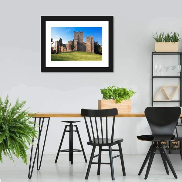 Castelo de Guimaraes Canvas Wall Art-3 Horizontal-Gallery Wrap-25" x 16"-Tiaracle