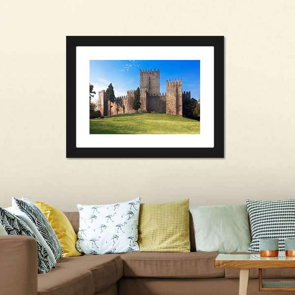 Castelo de Guimaraes Canvas Wall Art-3 Horizontal-Gallery Wrap-25" x 16"-Tiaracle