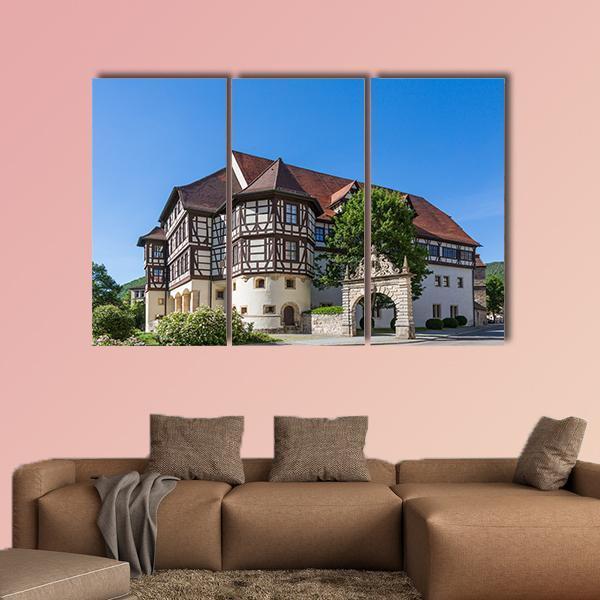 Castle In Bad Urach Canvas Wall Art-3 Horizontal-Gallery Wrap-25" x 16"-Tiaracle