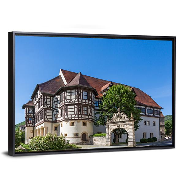 Castle In Bad Urach Canvas Wall Art-3 Horizontal-Gallery Wrap-25" x 16"-Tiaracle