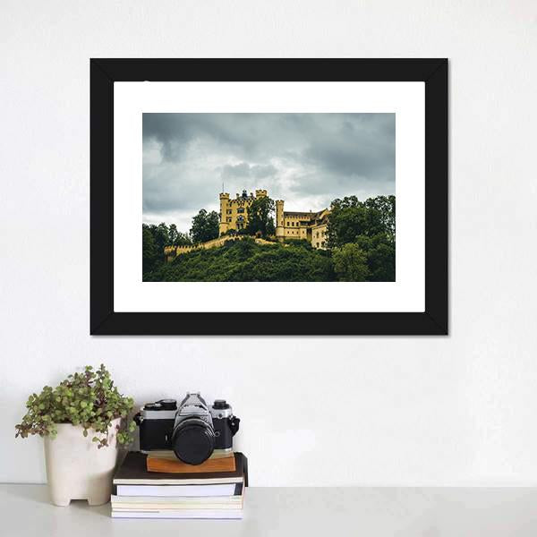 Castle In Bavaria Panoramic Canvas Wall Art-1 Piece-36" x 12"-Tiaracle