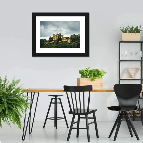 Castle In Bavaria Panoramic Canvas Wall Art-1 Piece-36" x 12"-Tiaracle