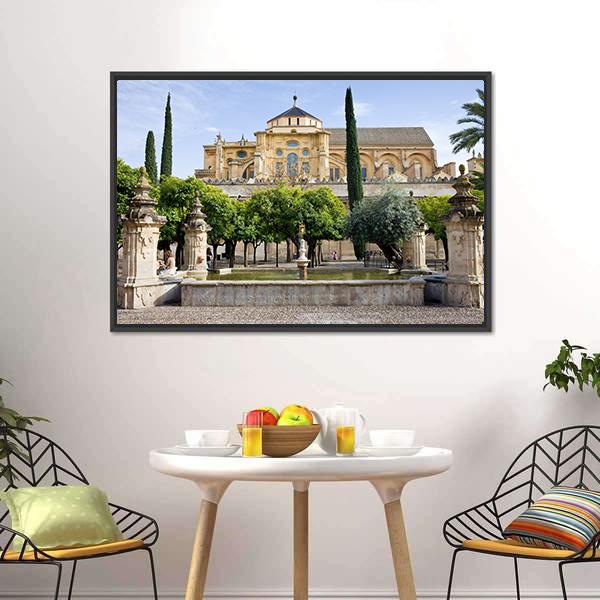Cathedral Mosque Cordoba Canvas Wall Art-5 Horizontal-Gallery Wrap-22" x 12"-Tiaracle