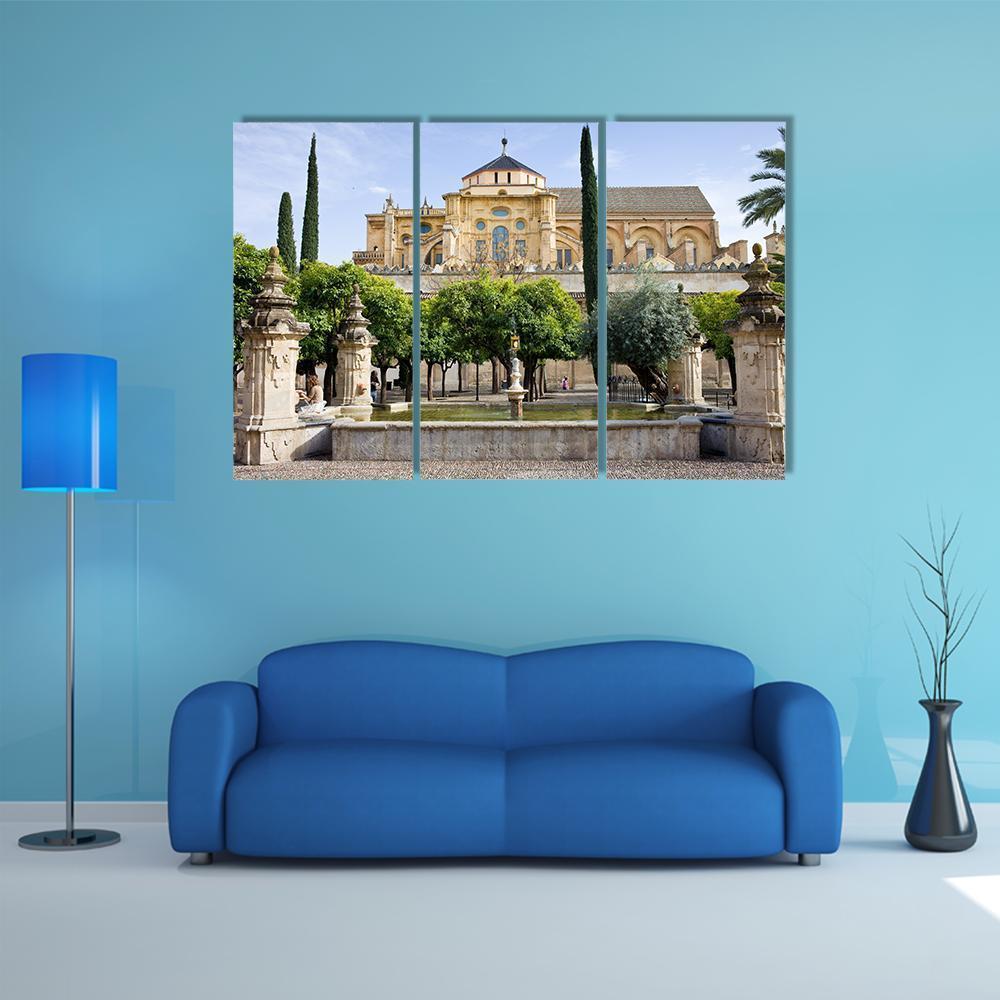 Cathedral Mosque Cordoba Canvas Wall Art-3 Horizontal-Gallery Wrap-37" x 24"-Tiaracle