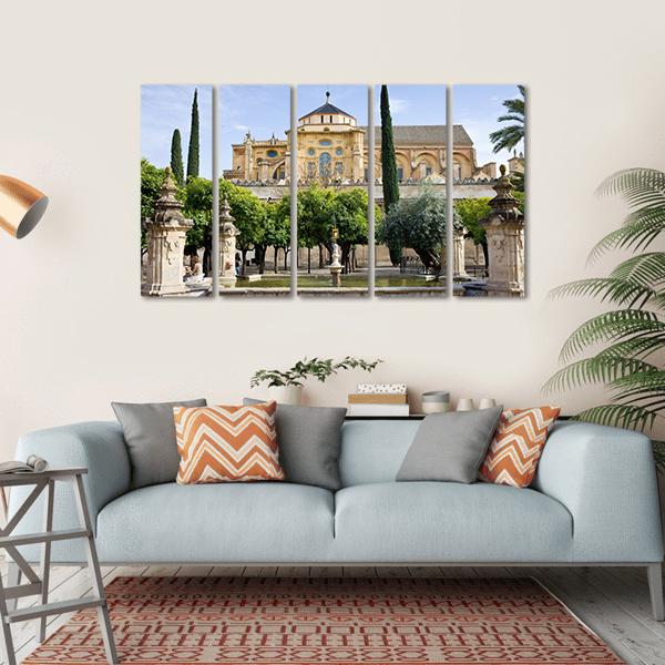 Cathedral Mosque Cordoba Canvas Wall Art-5 Horizontal-Gallery Wrap-22" x 12"-Tiaracle
