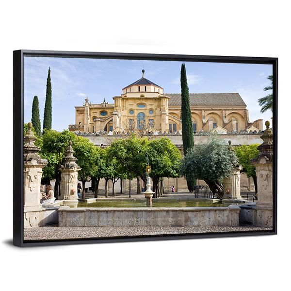 Cathedral Mosque Cordoba Canvas Wall Art-3 Horizontal-Gallery Wrap-25" x 16"-Tiaracle