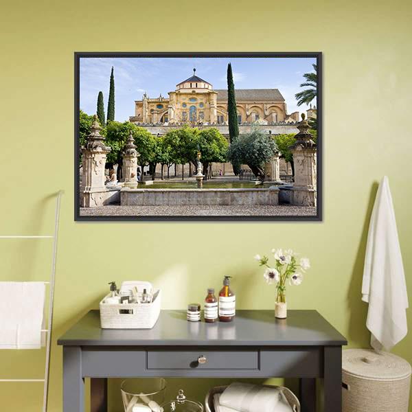 Cathedral Mosque Cordoba Canvas Wall Art-3 Horizontal-Gallery Wrap-25" x 16"-Tiaracle