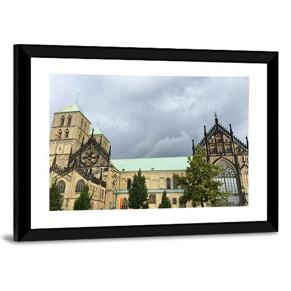 Cathedral Munster Canvas Wall Art-3 Horizontal-Gallery Wrap-25" x 16"-Tiaracle