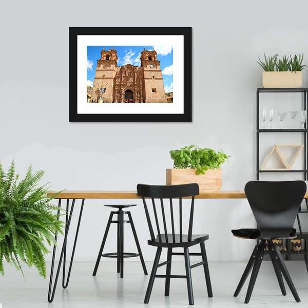 Cathedral Of Puno Peru Canvas Wall Art-3 Horizontal-Gallery Wrap-25" x 16"-Tiaracle
