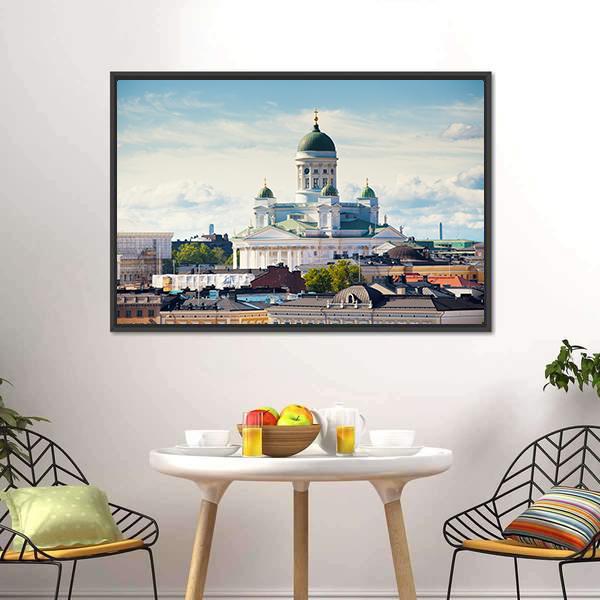 Cathedral Of Saint Nicholas Canvas Wall Art-5 Horizontal-Gallery Wrap-22" x 12"-Tiaracle