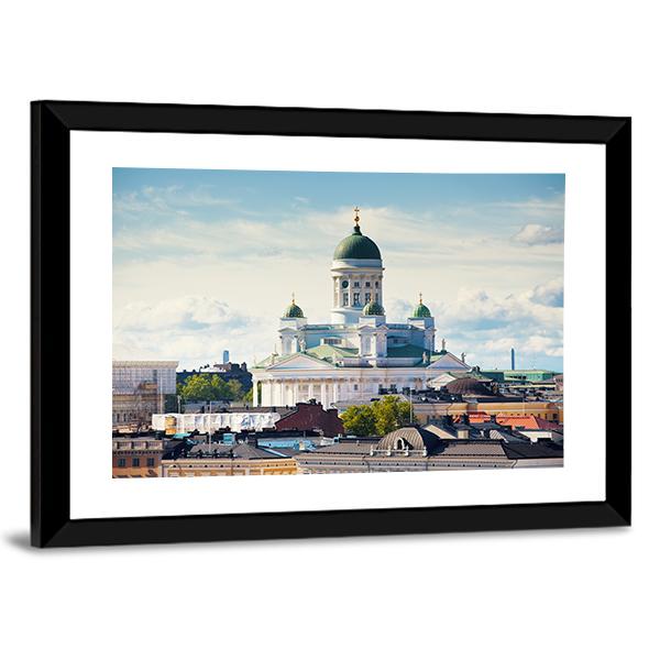 Cathedral Of Saint Nicholas Canvas Wall Art-5 Horizontal-Gallery Wrap-22" x 12"-Tiaracle