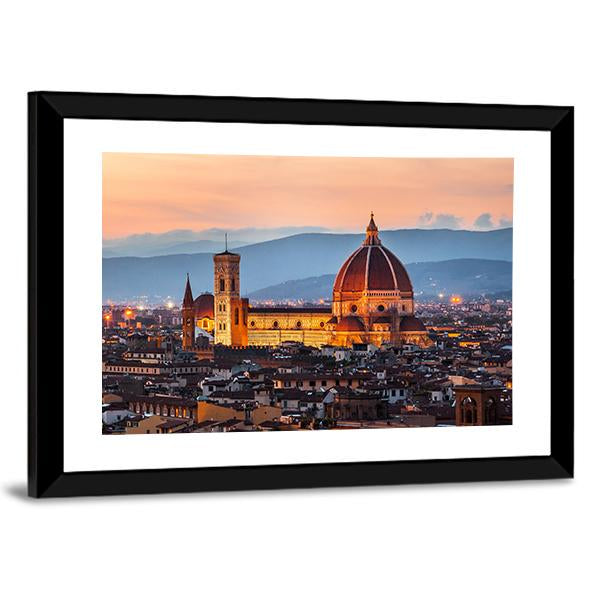 Cathedral Of Santa Maria Canvas Wall Art-3 Horizontal-Gallery Wrap-25" x 16"-Tiaracle