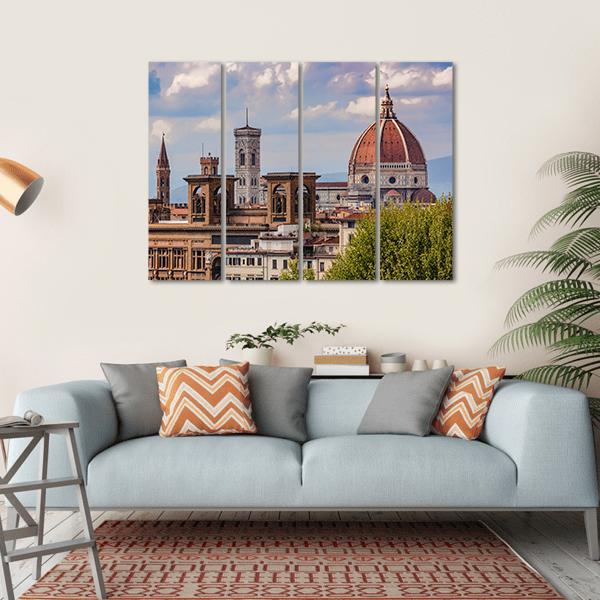 Cathedral Of St Maria Canvas Wall Art-4 Horizontal-Gallery Wrap-34" x 24"-Tiaracle