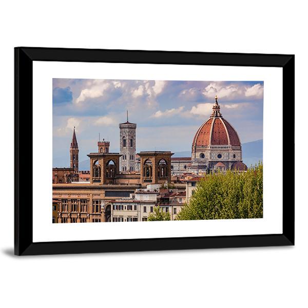 Cathedral Of St Maria Canvas Wall Art-5 Horizontal-Gallery Wrap-22" x 12"-Tiaracle