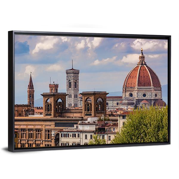 Cathedral Of St Maria Canvas Wall Art-5 Horizontal-Gallery Wrap-22" x 12"-Tiaracle