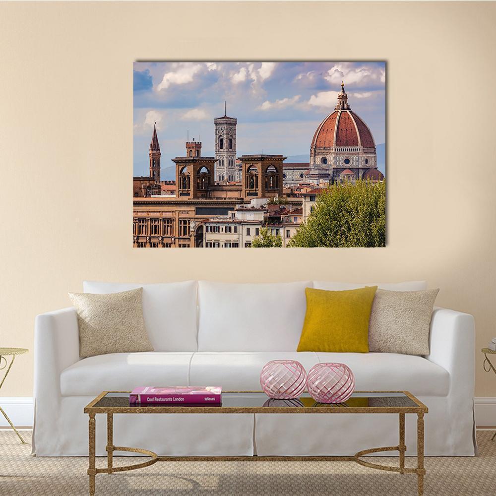 Cathedral Of St Maria Canvas Wall Art-1 Piece-Gallery Wrap-48" x 32"-Tiaracle
