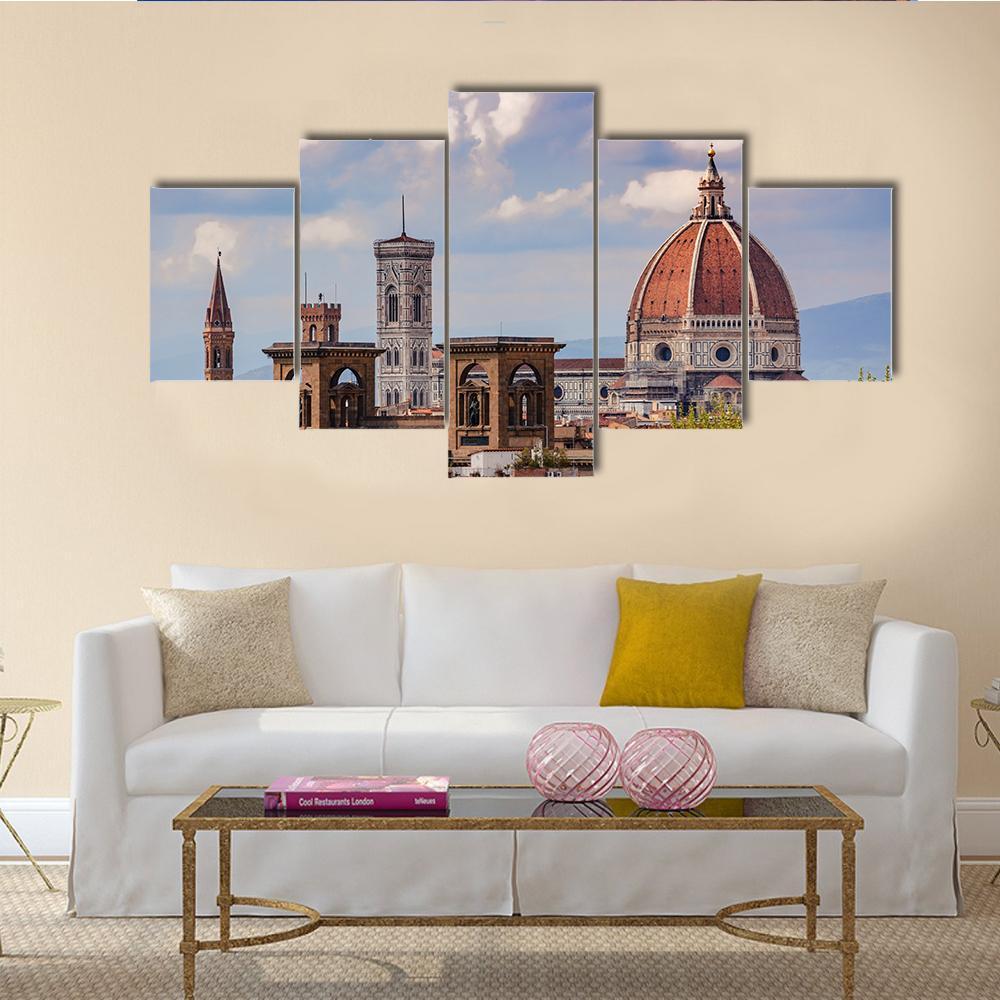 Cathedral Of St Maria Canvas Wall Art-1 Piece-Gallery Wrap-48" x 32"-Tiaracle