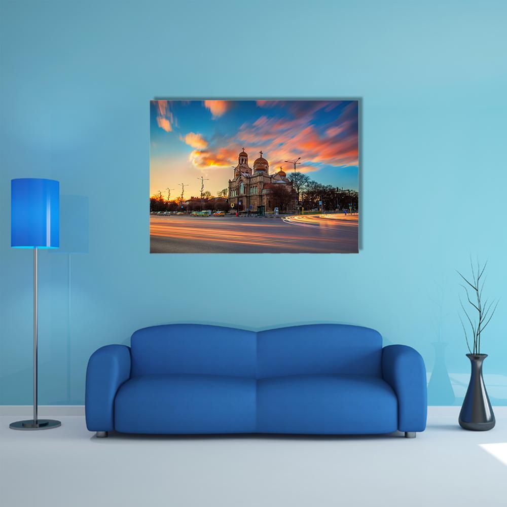 Cathedral Of The Assumption Canvas Wall Art-1 Piece-Gallery Wrap-36" x 24"-Tiaracle