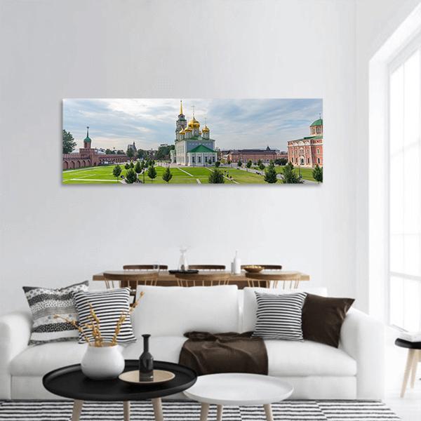 The Epiphany Cathedral Panoramic Canvas Wall Art-3 Piece-25" x 08"-Tiaracle