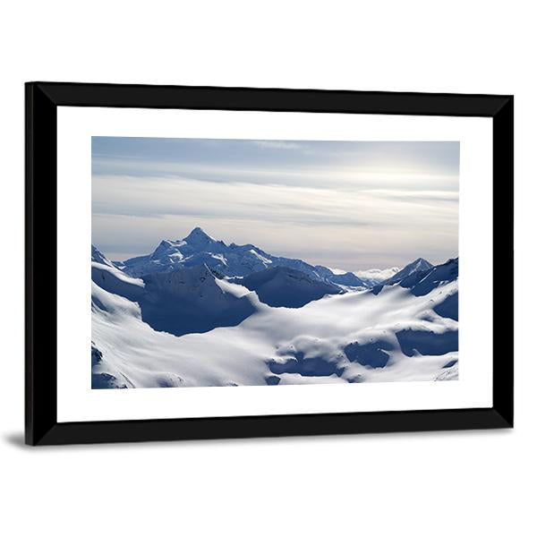 Caucasus Mountains Canvas Wall Art-3 Horizontal-Gallery Wrap-25" x 16"-Tiaracle