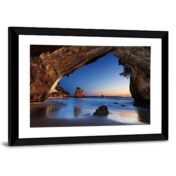Cave In New Zealand Canvas Wall Art-3 Horizontal-Gallery Wrap-25" x 16"-Tiaracle