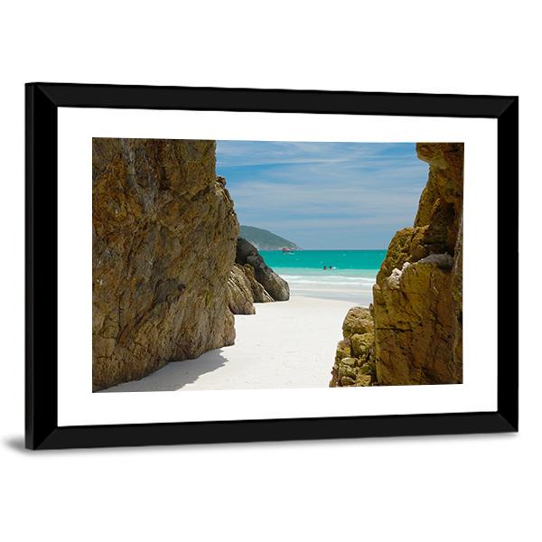 Cave In The Rocks Canvas Wall Art-5 Horizontal-Gallery Wrap-22" x 12"-Tiaracle
