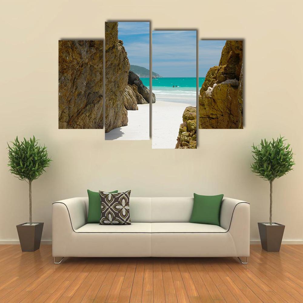 Cave In The Rocks Canvas Wall Art-4 Pop-Gallery Wrap-50" x 32"-Tiaracle