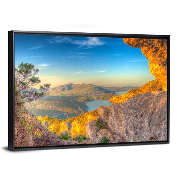 Cave Of Broken Vessels Canvas Wall Art-3 Horizontal-Gallery Wrap-25" x 16"-Tiaracle