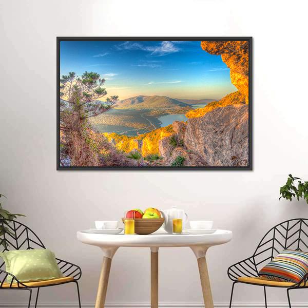 Cave Of Broken Vessels Canvas Wall Art-3 Horizontal-Gallery Wrap-25" x 16"-Tiaracle