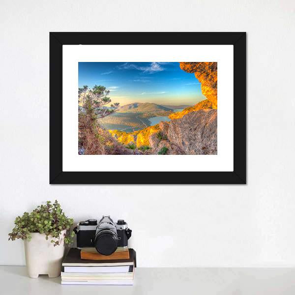 Cave Of Broken Vessels Canvas Wall Art-1 Piece-Framed Print-20" x 16"-Tiaracle