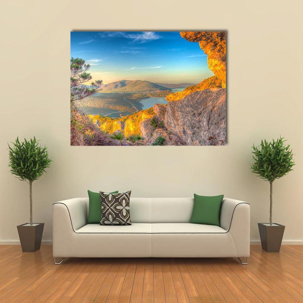 Cave Of Broken Vessels Canvas Wall Art-1 Piece-Gallery Wrap-48" x 32"-Tiaracle