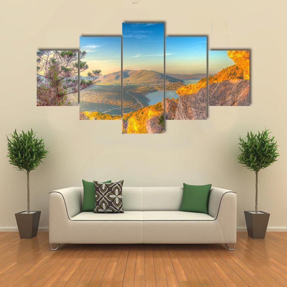 Cave Of Broken Vessels Canvas Wall Art-5 Star-Gallery Wrap-62" x 32"-Tiaracle