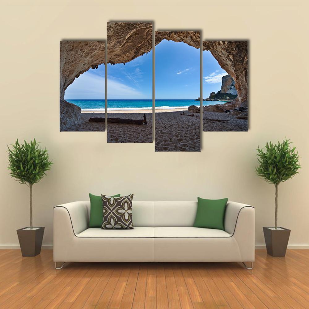 Cave Paradise Canvas Wall Art-4 Pop-Gallery Wrap-50" x 32"-Tiaracle