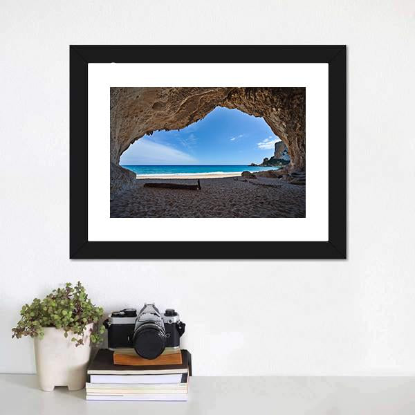 Cave Paradise Canvas Wall Art-1 Piece-Framed Print-20" x 16"-Tiaracle