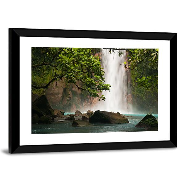 Celestial Waterfall Canvas Wall Art-3 Horizontal-Gallery Wrap-25" x 16"-Tiaracle