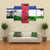 Central African Republic Flag Canvas Wall Art-3 Horizontal-Gallery Wrap-37" x 24"-Tiaracle