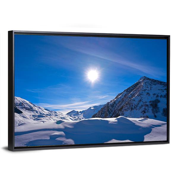 Cerler Ampriu Mountain Canvas Wall Art-3 Horizontal-Gallery Wrap-25" x 16"-Tiaracle