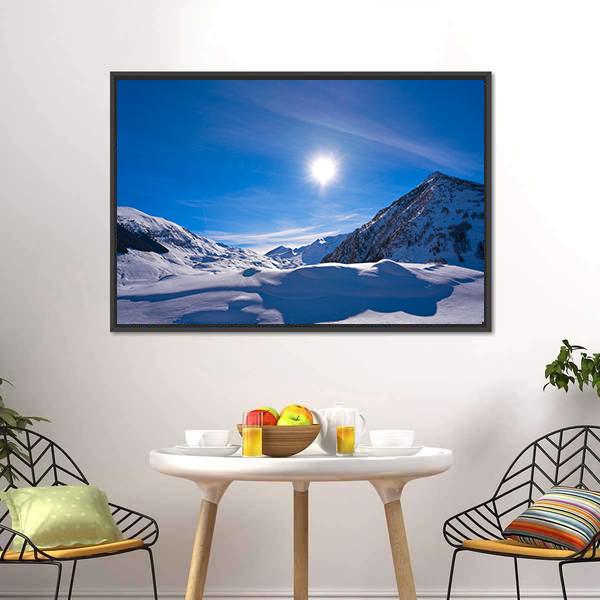 Cerler Ampriu Mountain Canvas Wall Art-3 Horizontal-Gallery Wrap-25" x 16"-Tiaracle