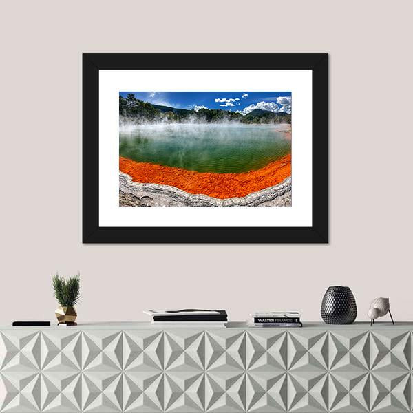 Champagne Pool New Zealand Canvas Wall Art-5 Horizontal-Gallery Wrap-22" x 12"-Tiaracle
