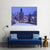 Charles Bridge In Winter Canvas Wall Art-1 Piece-Gallery Wrap-48" x 32"-Tiaracle