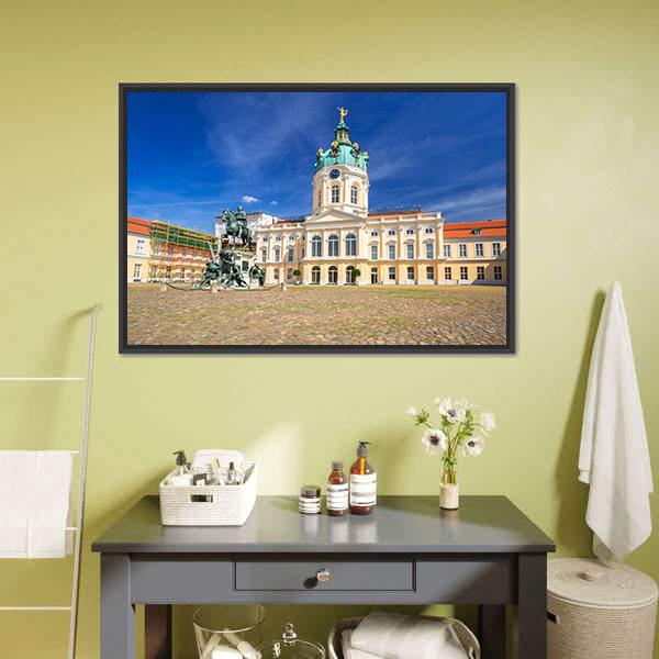 Charlottenburg Palace Berlin Canvas Wall Art-3 Horizontal-Gallery Wrap-25" x 16"-Tiaracle
