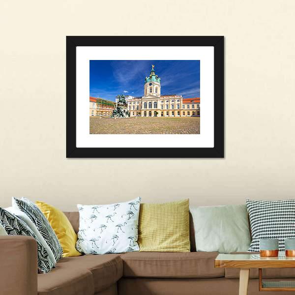 Charlottenburg Palace Berlin Canvas Wall Art-1 Piece-Framed Print-20" x 16"-Tiaracle