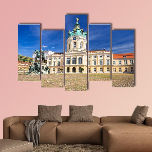 Charlottenburg Palace Berlin Canvas Wall Art-5 Pop-Gallery Wrap-47" x 32"-Tiaracle